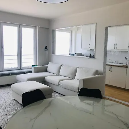Ruim Appartement Met Zeezicht Blankenberge Extérieur photo